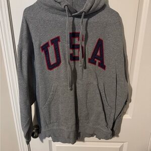 Gray USA Hoodie